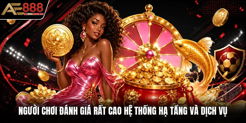 Người chơi đánh giá rất cao hệ thống hạ tầng và dịch vụ Người chơi đánh giá rất cao hệ thống hạ tầng và dịch vụ